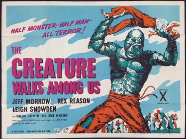 creature walks among quad poster posters 1956 film picturepalacemovieposters horror palace films ukquad