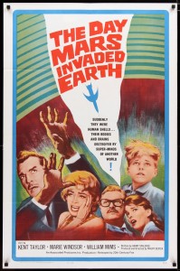 THE DAY MARS INVADED EARTH US One Sheet poster | Picture Palace Movie ...