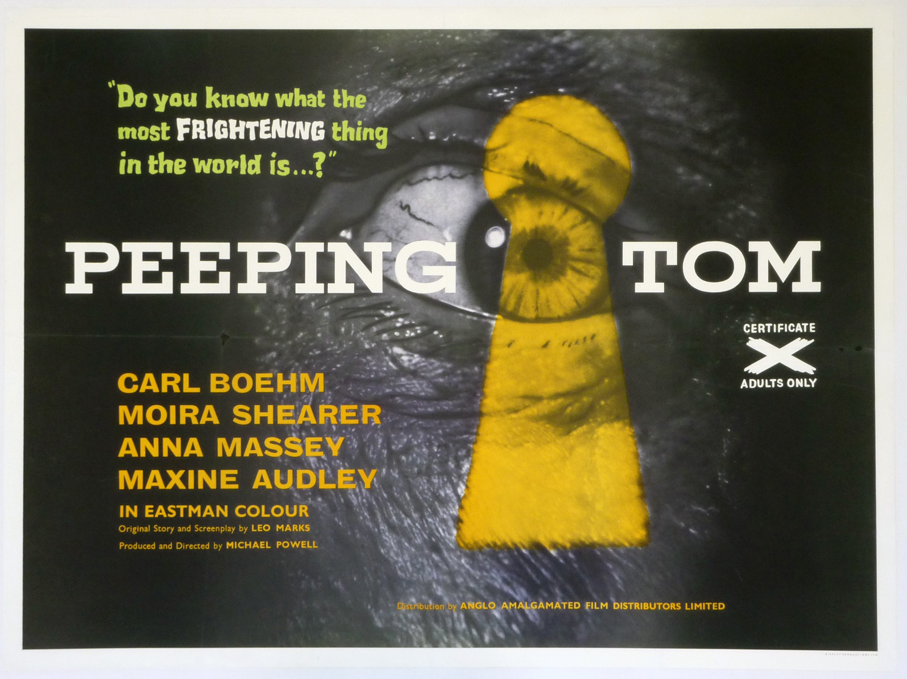 PEEPING TOM UK Quad poster | Picture Palace Movie Posters