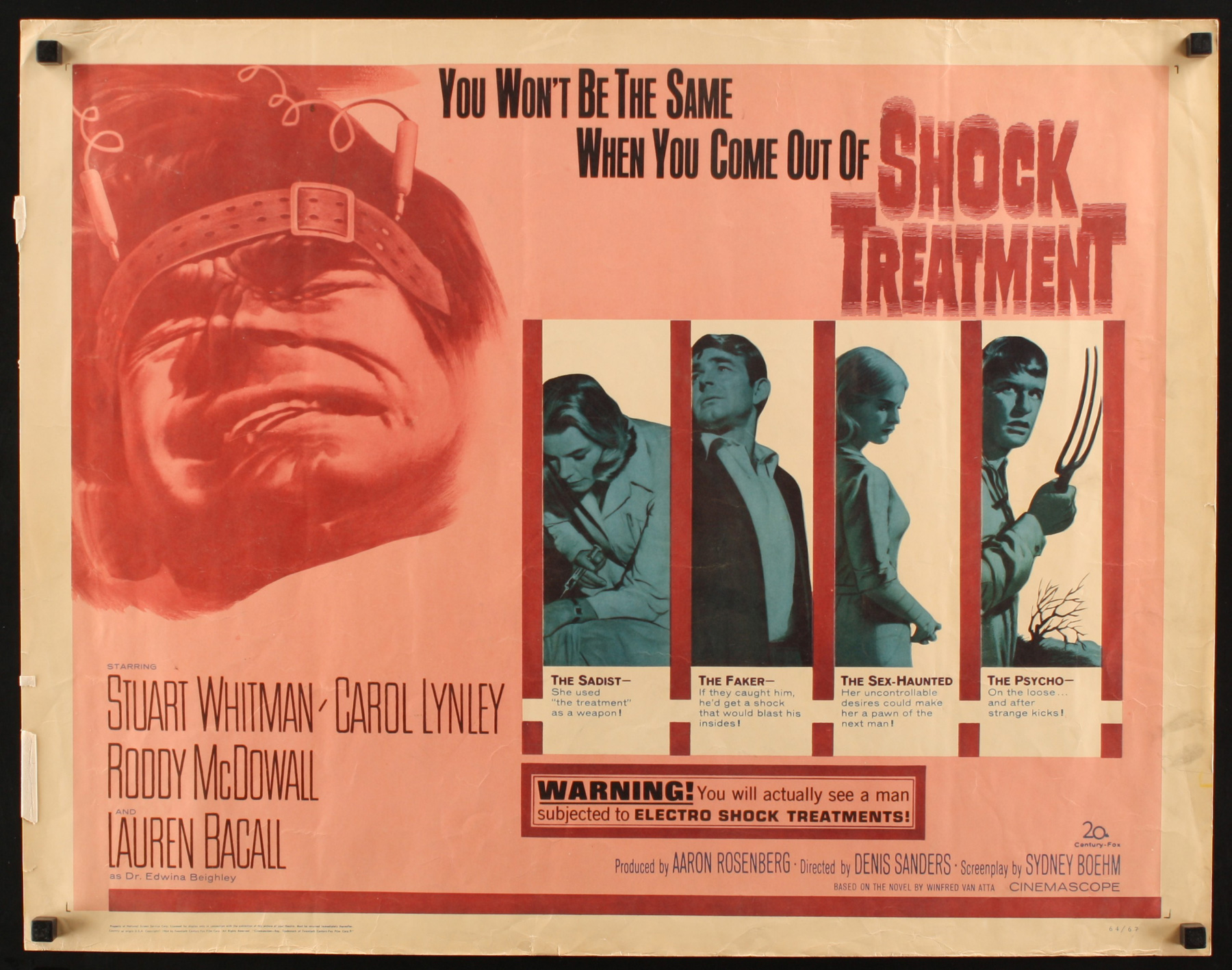 SHOCK TREATMENT US Half Sheet poster | Picture Palace Movie Posters