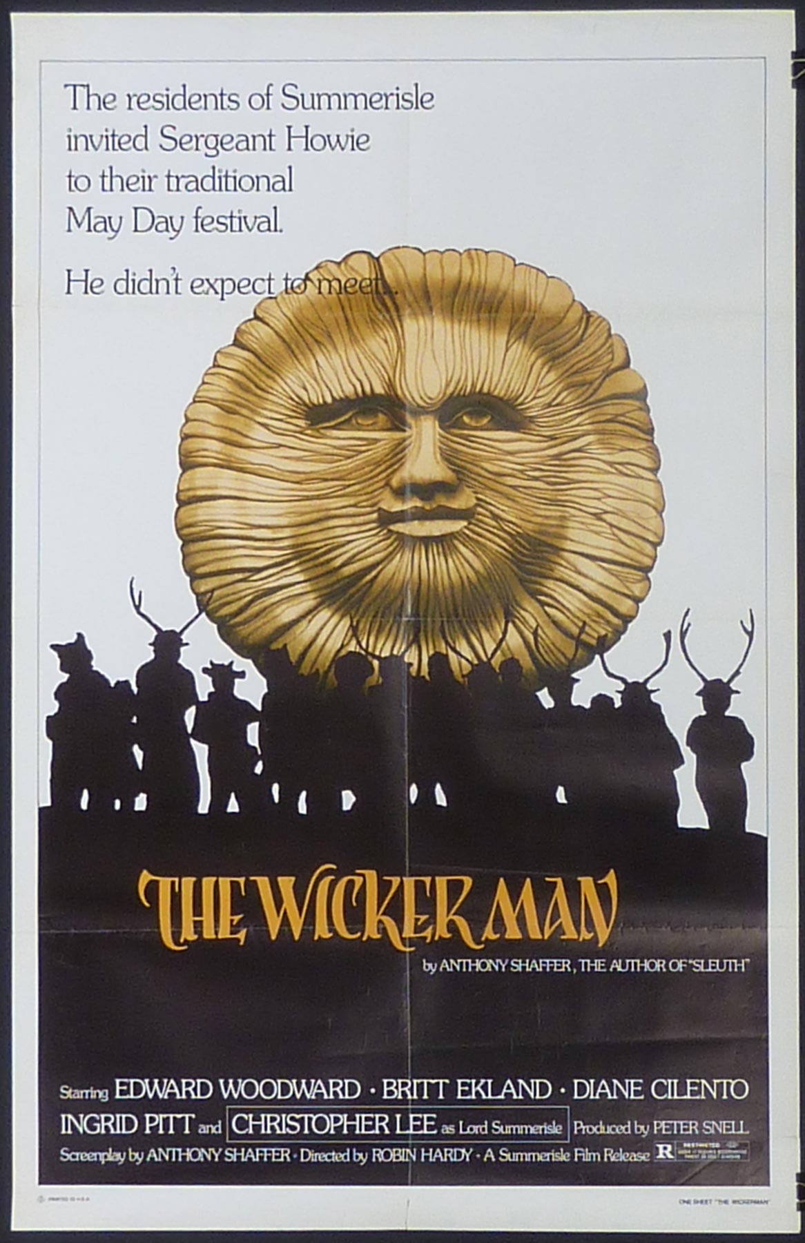 THE WICKER MAN (1973) US One Sheet movie film original poster | Picture ...