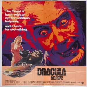 DRACULA A.D. 1972 (1972) Original Vintage Hammer Horror US 6 sheet Film ...