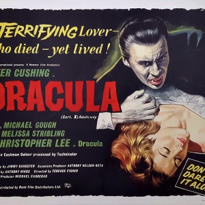 DRACULA (1958) Original Vintage Hammer Horror Style A Bill Wiggins UK ...